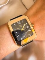 RELOJ YESS Y25002-04 YESS NEGRO DORADO MALLA