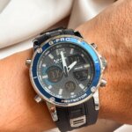 Reloj G-FORCE casco negro azul