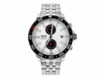 RELOJ QYQ A53A PLATEADO MULTIFUNCIONAL