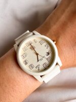 RELOJ Y25039-05 YESS BEIGE SILICONA